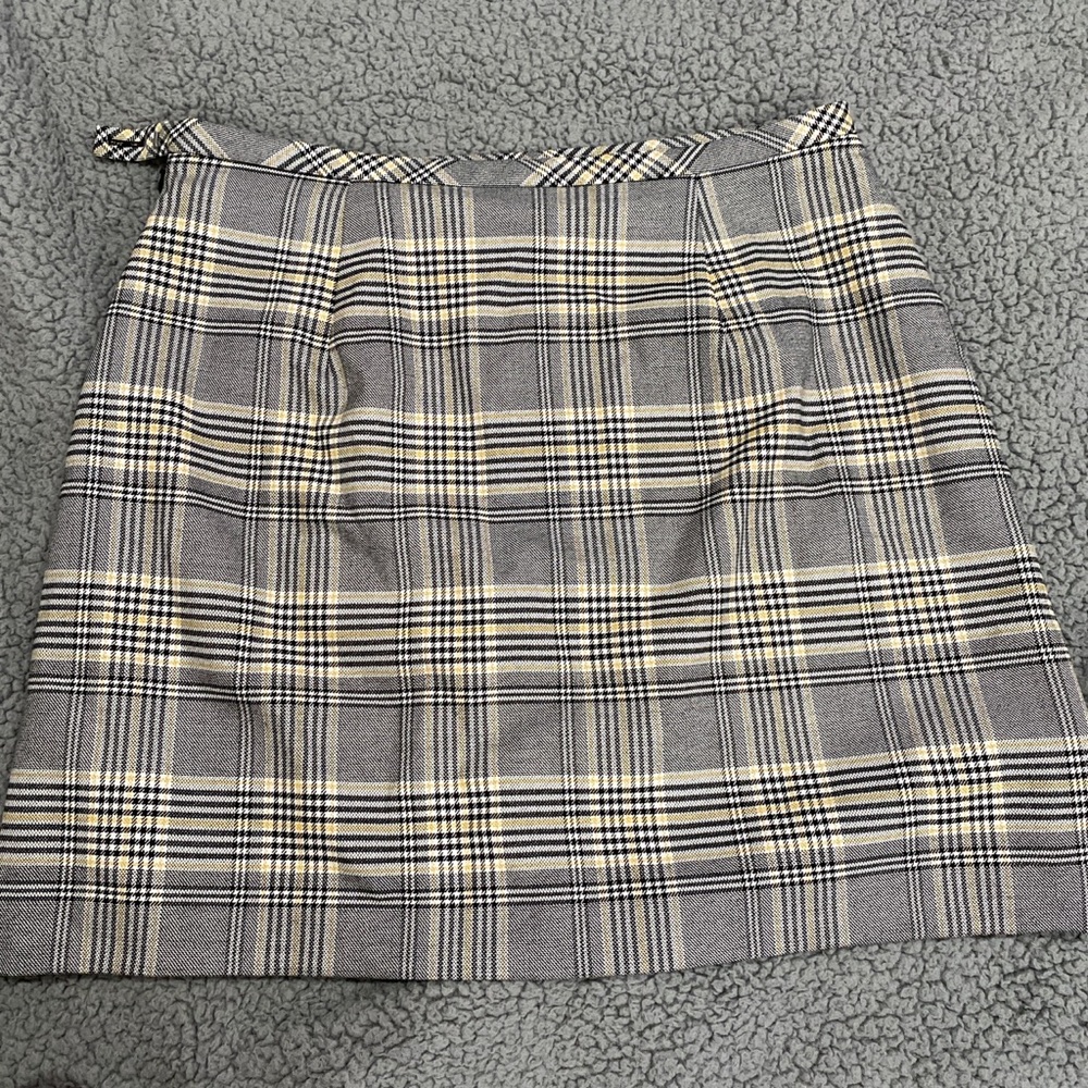 plaid skirt from banana republic